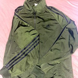 Adidas Track jacket in Olive Green